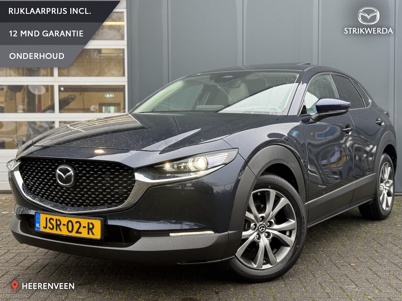Mazda CX-30 - 2.0 e-SkyActiv-X M Hybrid Takumi Sunroof | Wit Leder | Nieuw | Voorraad | Incl. Instapvoor - AutoWereld.nl