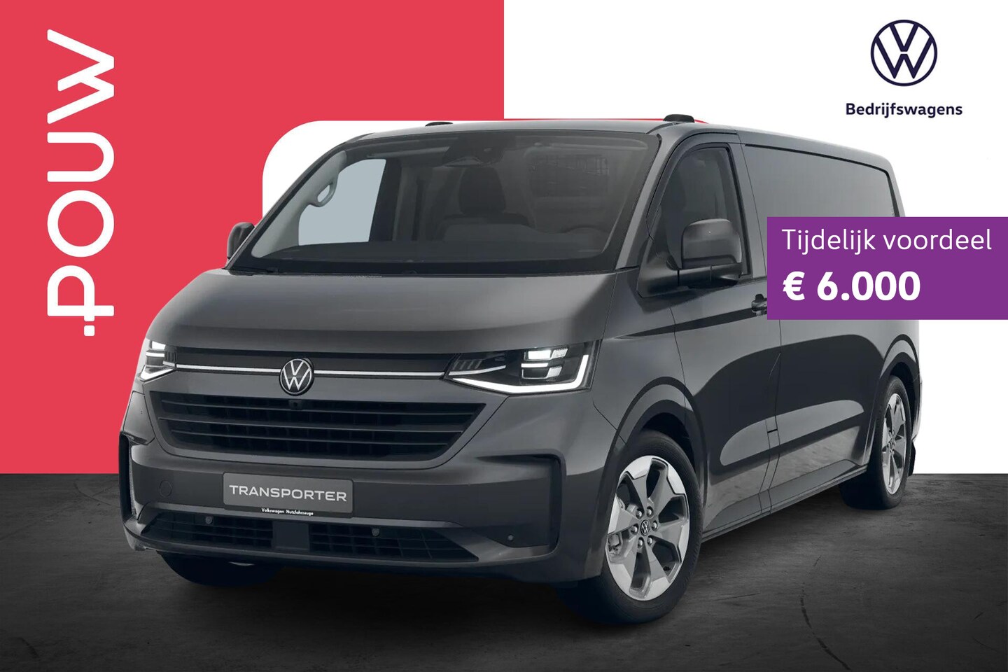 Volkswagen e-Transporter - 34 L2H1 218pk Bulli 64 kWh | Stoelen Pakket | 19" Velgen - AutoWereld.nl