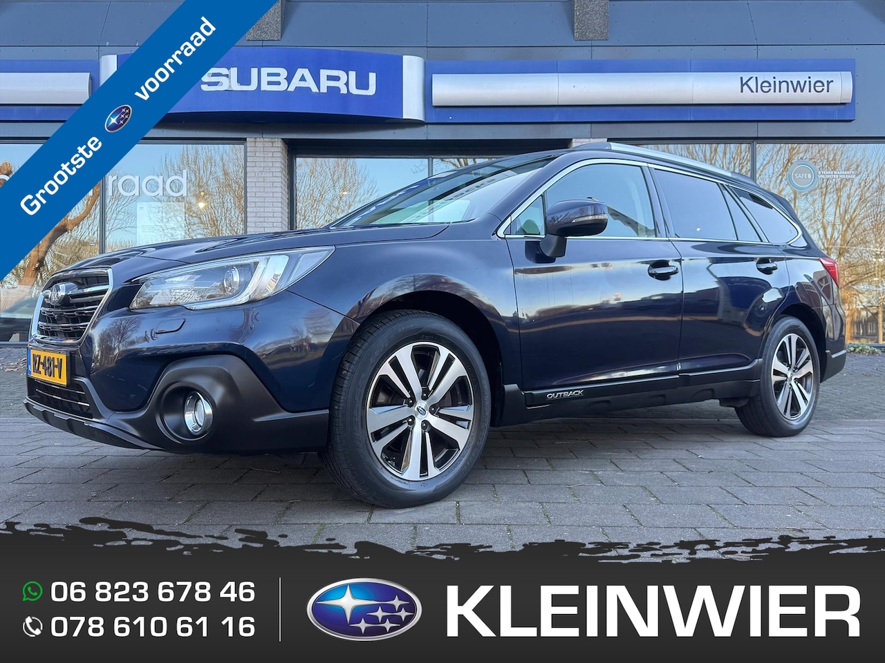 Subaru Outback - 2.5i 175PK CVT EyeSight Premium | NAP | Leder | Trekhaak | 60.000km - AutoWereld.nl