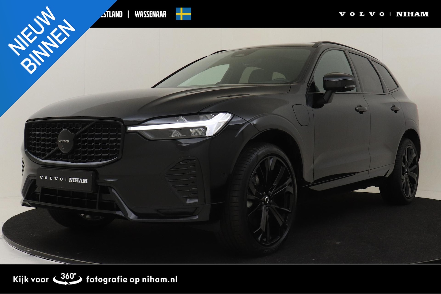 Volvo XC60 - T6 PLUG-IN HYBRID AWD ULTRA BLACK EDITION -PANO.DAK|BOWERS&WILKINS|360°CAM|PRIVACY.GLAS|HE - AutoWereld.nl