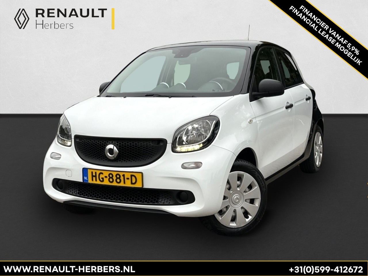 Smart Forfour - 1.0 Pure CRUISE / ARCO / BLUETOOTH - AutoWereld.nl