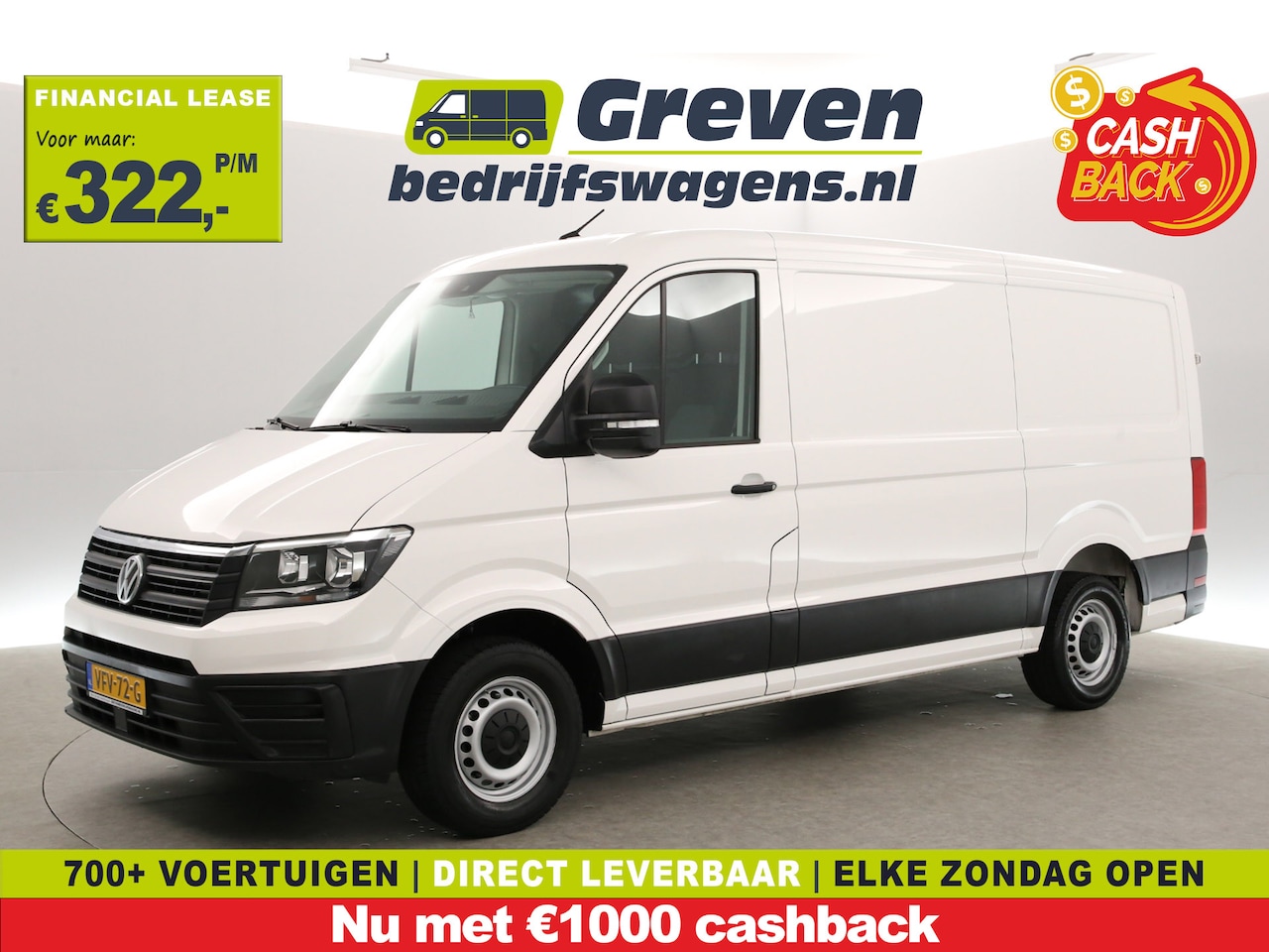 Volkswagen Crafter - 35 2.0 TDI 177PK L3H2 | Euro6 | 3500kg Trekgew. | Trekh. | Airco | 3-Zits | Cruise - AutoWereld.nl