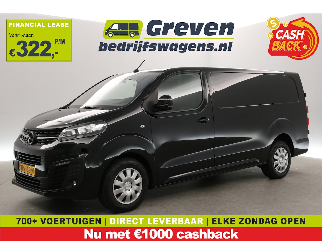 Opel Vivaro - 2.0 CDTI 145PK L3H1 | Euro6 | Airco | Camera | 3-Zits | Cruise | Carplay | Navi | Parkeers - AutoWereld.nl