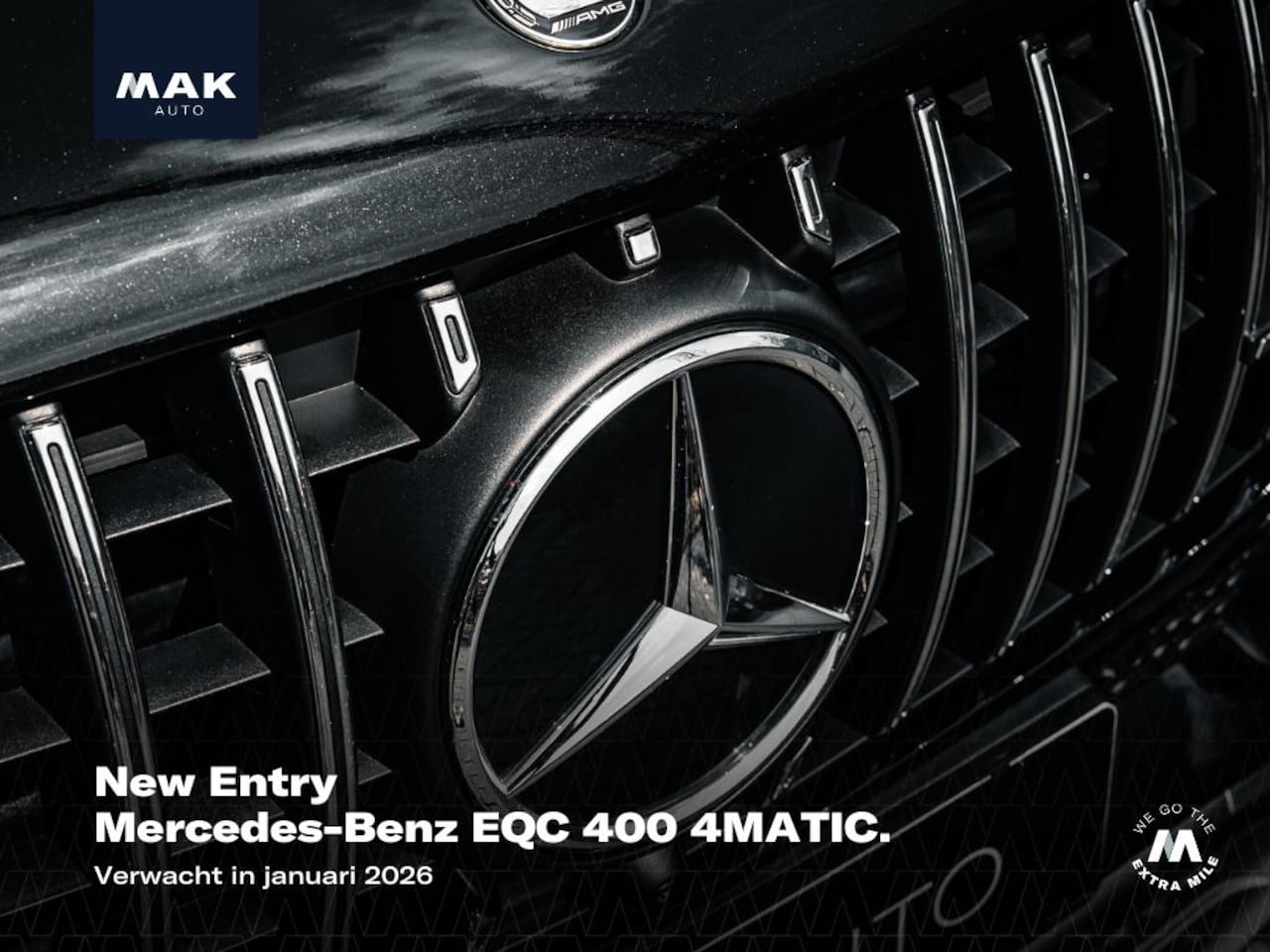 Mercedes-Benz EQC - 400 4MATIC AMG Line 400 4MATIC AMG Line, schuifdak, tr.haak, 21", memory, 360 camera, ACC, HUD, keyless, priva - AutoWereld.nl