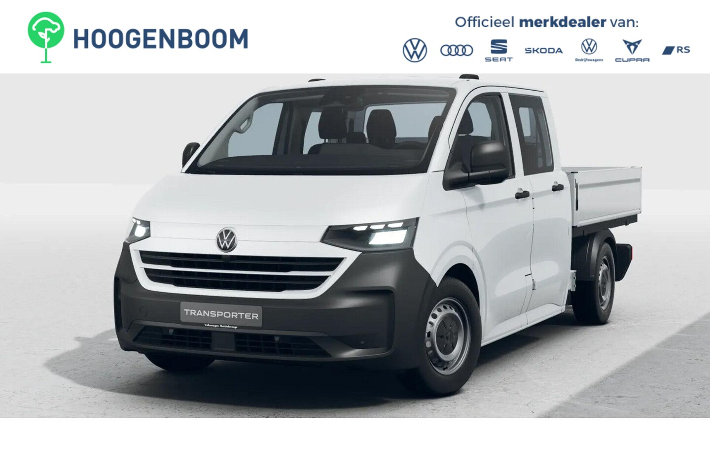Volkswagen e-Transporter - Bedrijfswagens Pick-up Dubbele Cabine 100 kW (136 pk) 64 kWh Elektrische aandrijving R | P - AutoWereld.nl