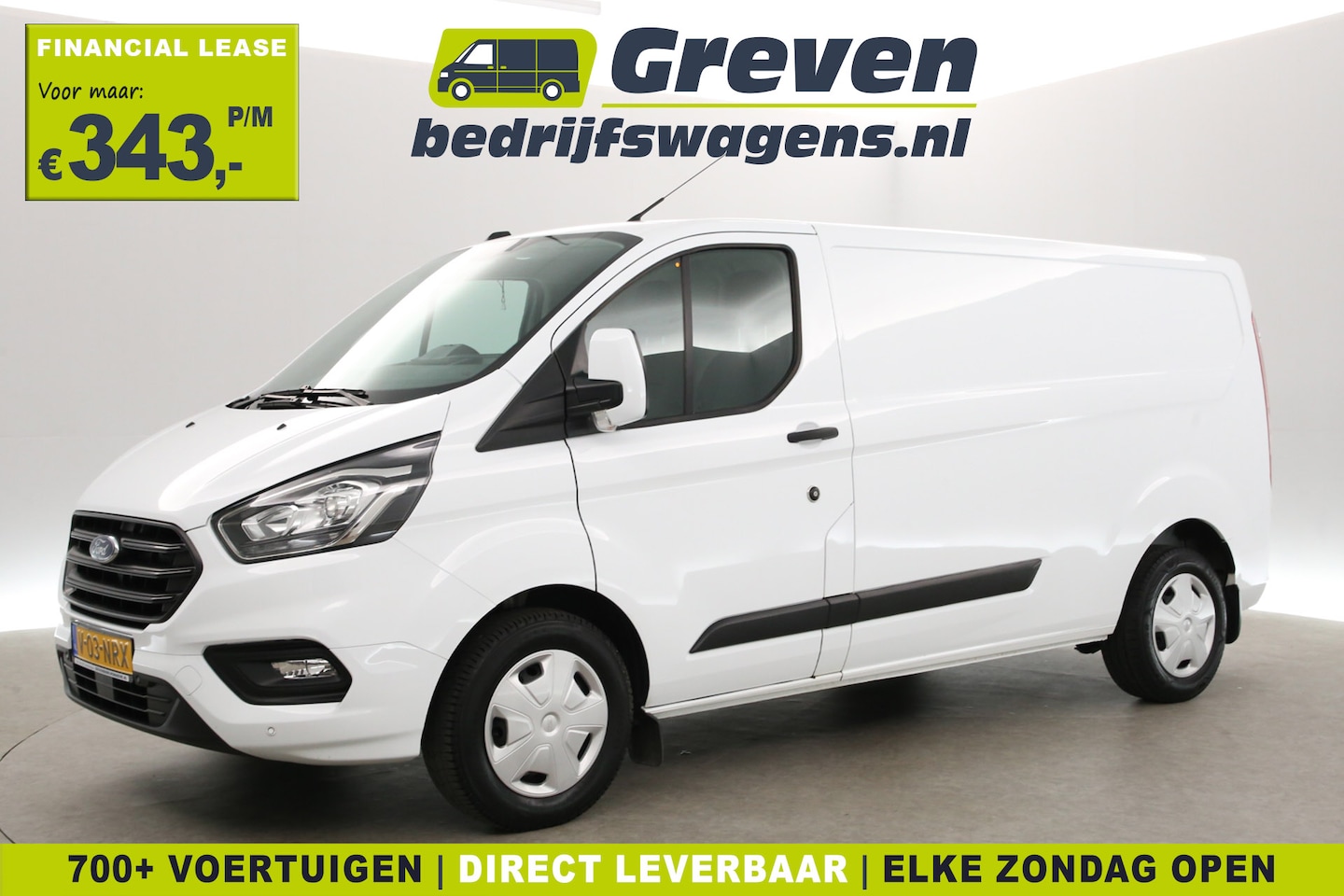 Ford Transit Custom - 2.0 TDCI L2H1 | Euro6 | Airco | Cruise | 3-Zits | Parkeersensoren - AutoWereld.nl