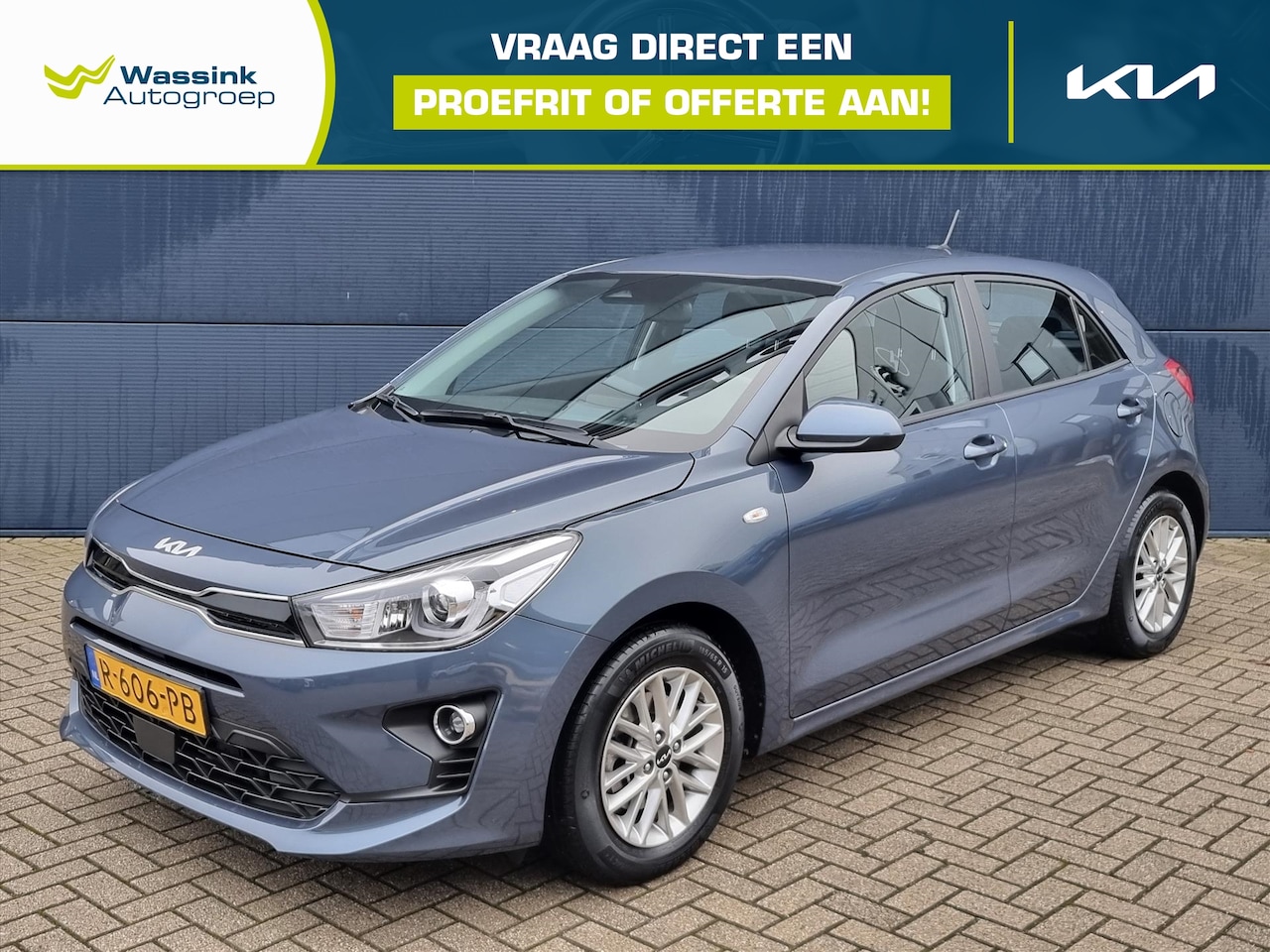 Kia Rio - 1.0 T-GDI MHEV 100pk DynamicLine | Camera | Airco | Apple Carplay | Lichtmetalen Velgen | - AutoWereld.nl