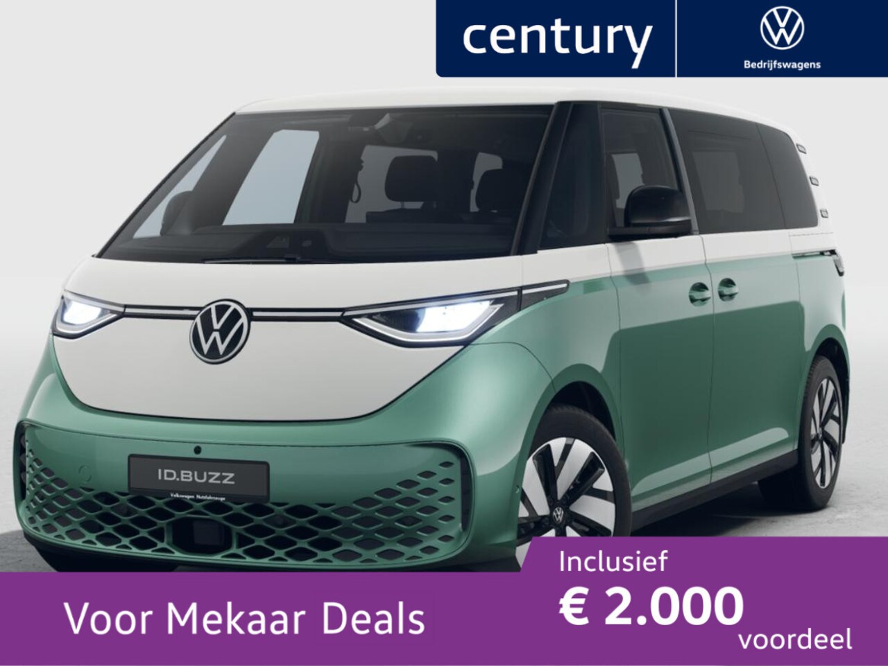 Volkswagen ID. Buzz - Bedrijfswagens People Bulli Elektromotor 210 kW (286 pk) - L2 - AutoWereld.nl