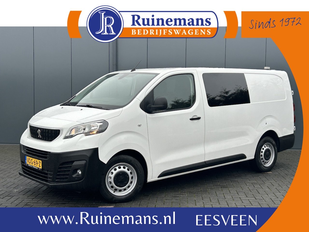 Peugeot Expert - 2.0 HDI 123 PK / L3H1 / DUBBEL CABINE / 1e EIG. / CAMERA / CRUISE / TREKHAAK / 6 PERSOONS - AutoWereld.nl