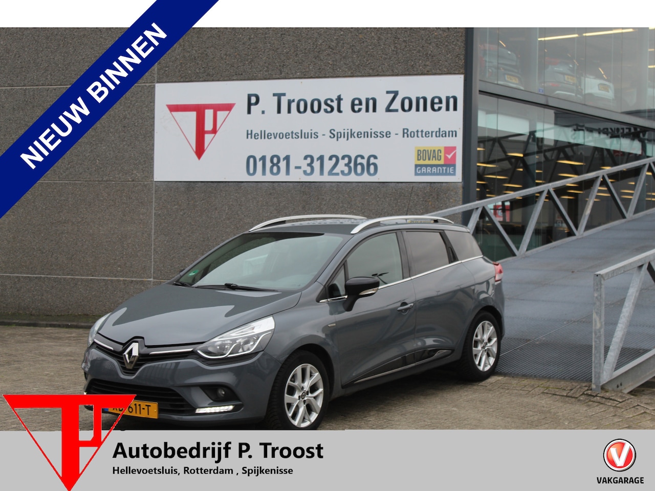 Renault Clio Estate - 0.9 TCe Limited Orig NL/Airco/Navigatie/Cruise control/Licht metalen velgen/Privacy glas - AutoWereld.nl