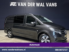 Mercedes-Benz Vito - 116 CDI 164pk 9G-Tronic Automaat L2H1 Dubbele Cabine Fabrieksgarantie Euro6 Airco | 2x zij