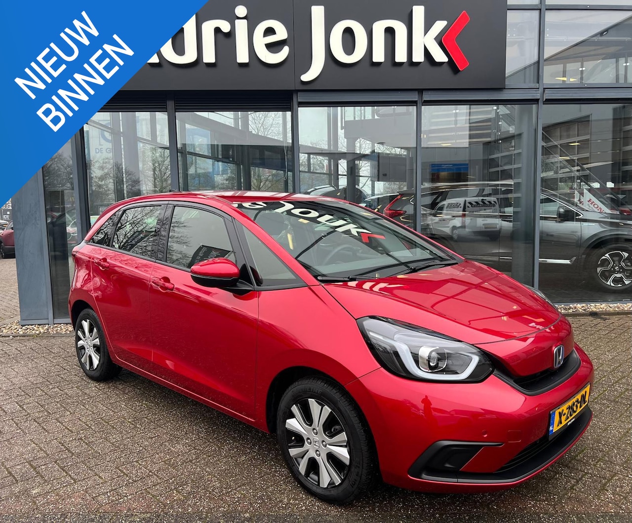 Honda Jazz - 1.5 e:HEV Elegance AUTOMAAT | HYBRIDE | APPLE CARPLAY / ANDROID AUTO | PARKEERSENSOREN - AutoWereld.nl