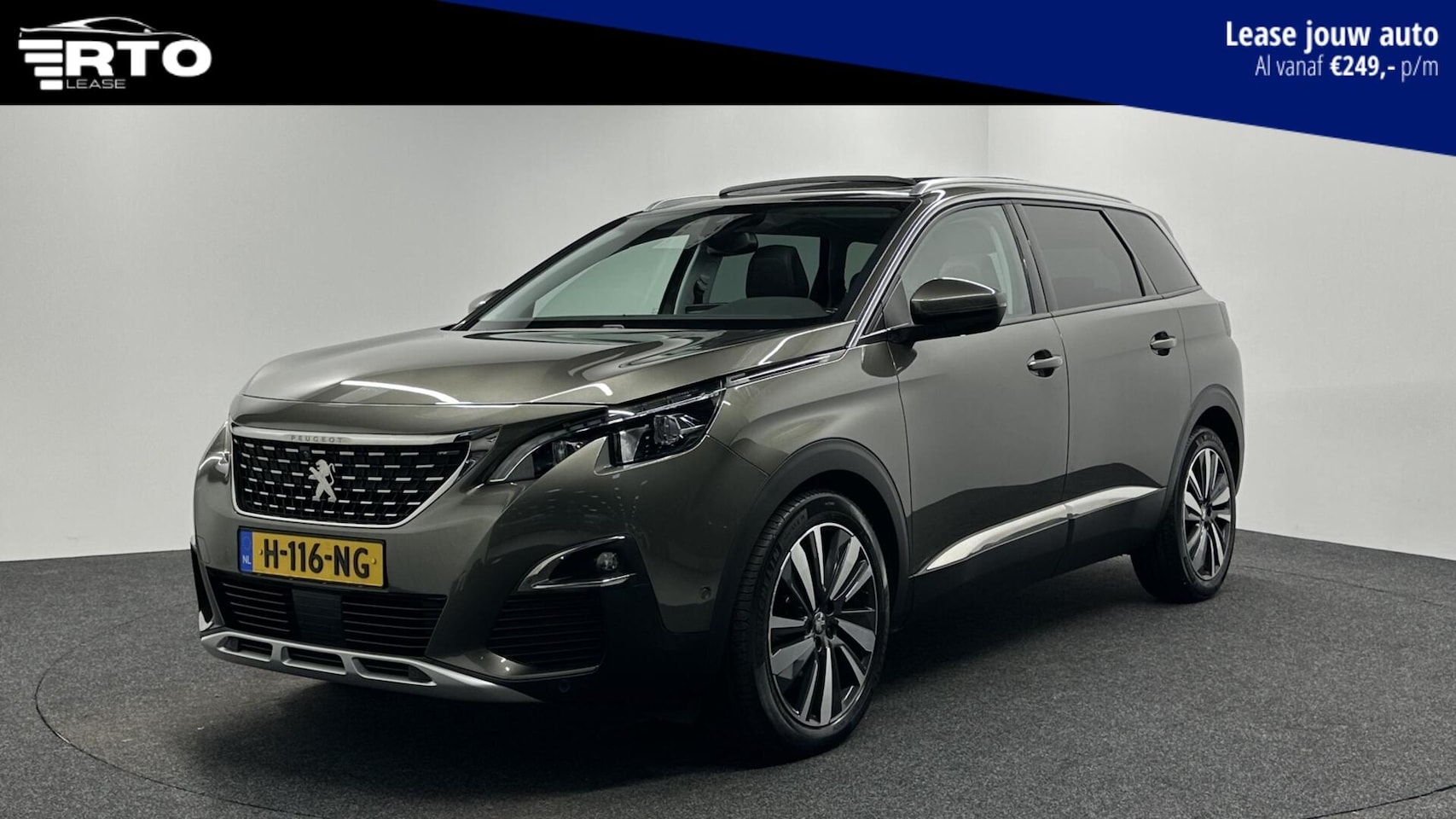 Peugeot 5008 - 1.2 PureTech Blue Lease Premium PANO CAMERA LM ECC CRUISE. - AutoWereld.nl