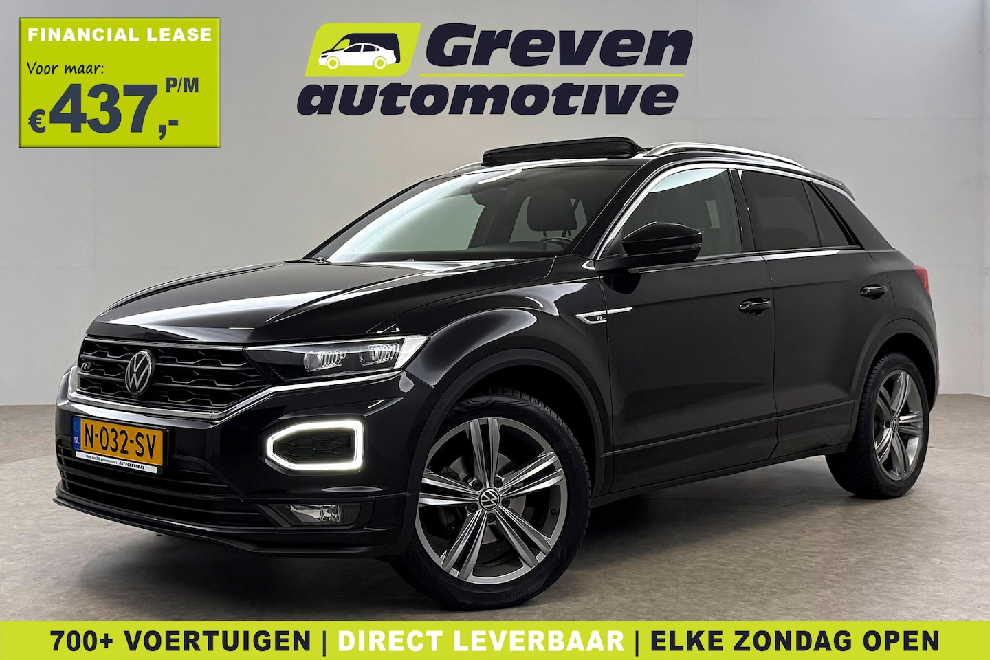 Volkswagen T-Roc - 1.5 TSI R-Line | Pano | Sfeer | Virtual | Trekh. | Carplay | Adap. Cruise | Navi | NAP - AutoWereld.nl