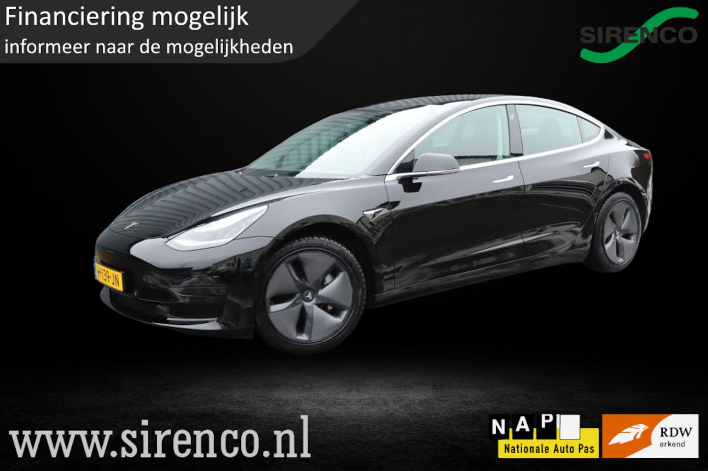 Tesla Model 3 - Standard RWD Plus 60 kWh | panodak |3-fase |memory seats | leder | 360 | autopilot | - AutoWereld.nl