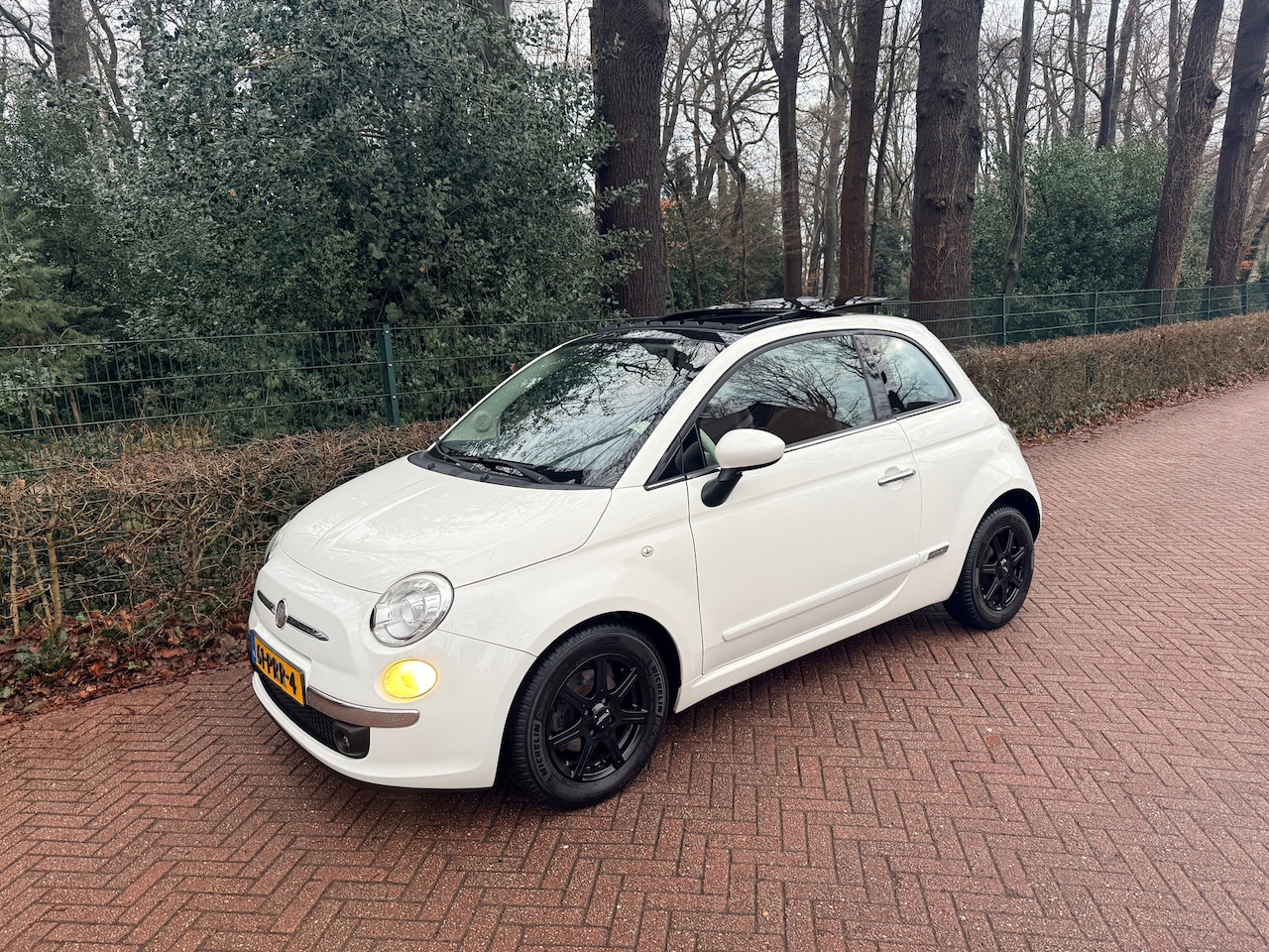 Fiat 500 - 0.9 TwinAir Automaat Opendak-Leder-Xenon-Clima - AutoWereld.nl