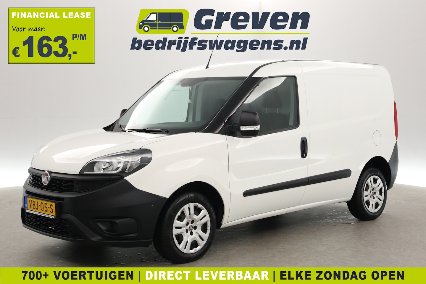 Fiat Doblò - 1.6 MJ ECO JET | 105PK | 3-Zits | Airco | Cruise | Trekh. | Navigatie - AutoWereld.nl