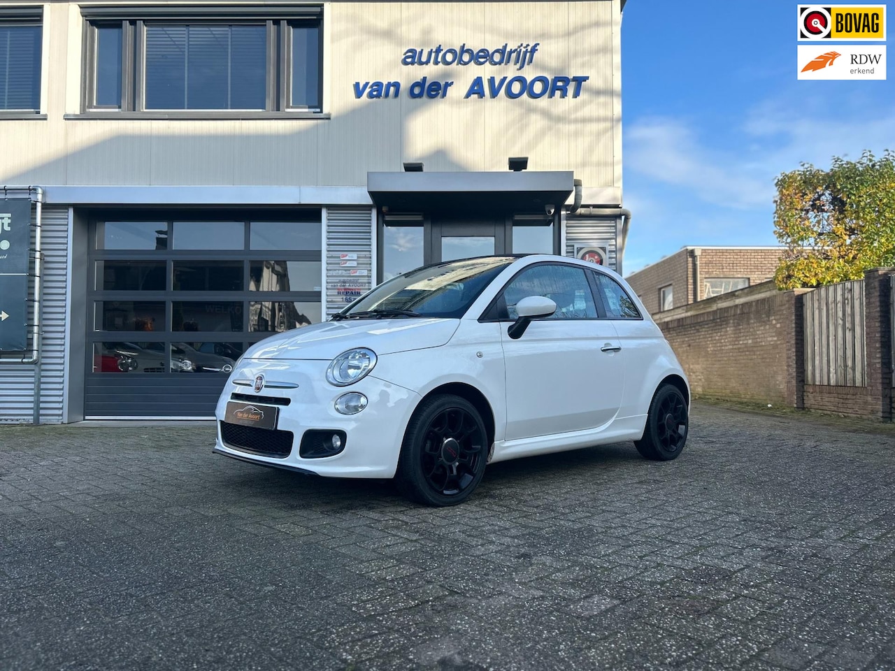 Fiat 500 - 1.2 Lounge cabrio, airco, incl APK - AutoWereld.nl