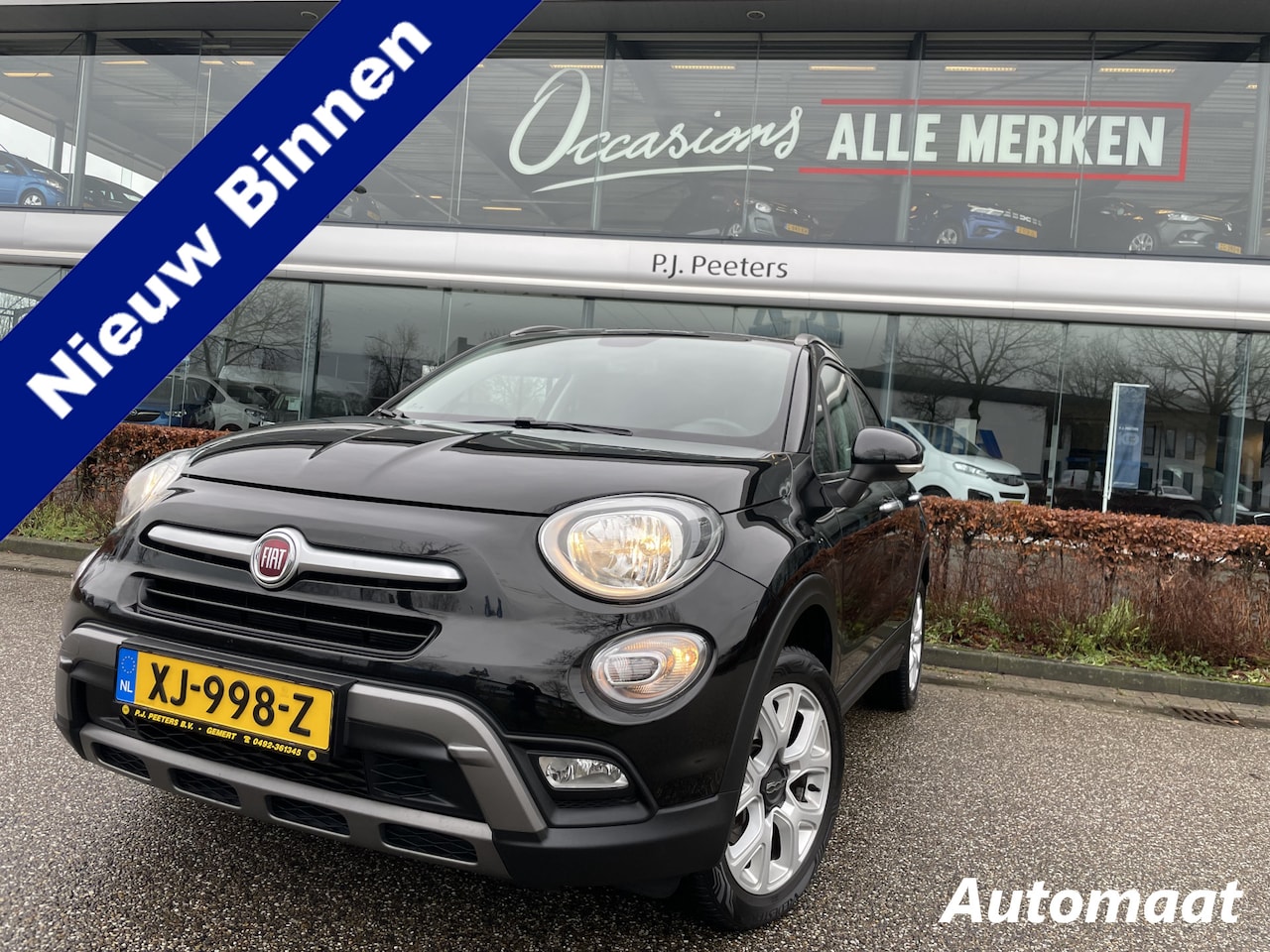 Fiat 500 X - 1.4 Turbo MultiAir Lounge Airco - Cruise control - Navigatiesysteem full map - Parkeersens - AutoWereld.nl
