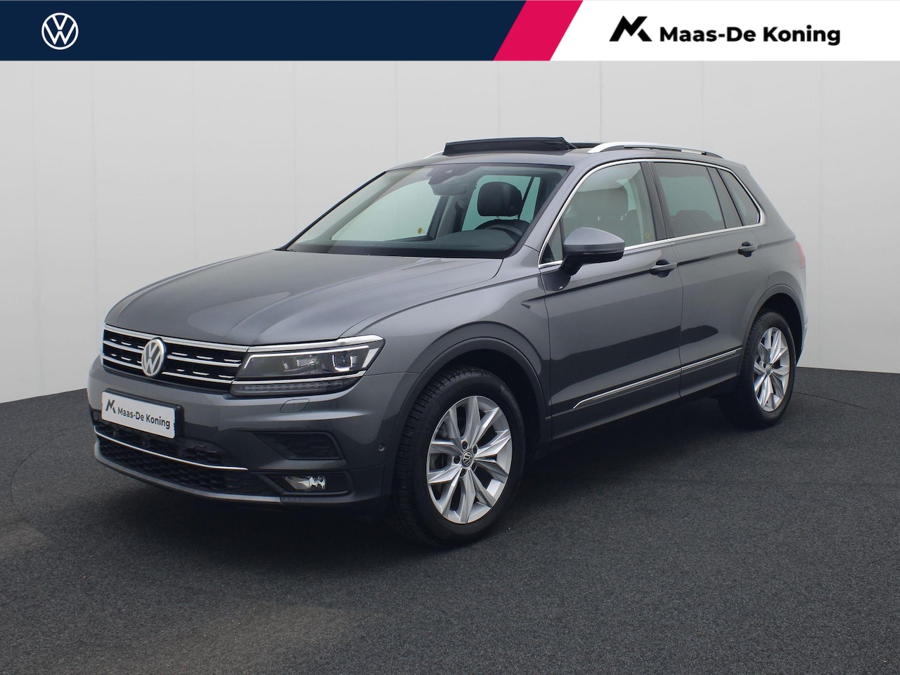 Volkswagen Tiguan - 1.4TSI/150pk 4Motion Highline DSG · Panoramadak · Leder · Trekhaak - AutoWereld.nl
