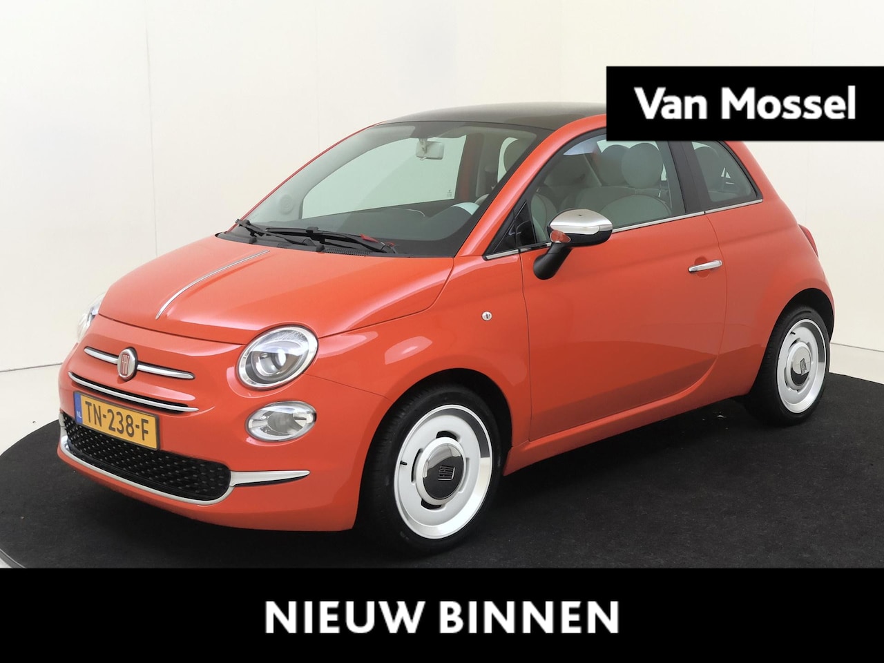 Fiat 500 - 0.9 TwinAir Turbo 80 PK Anniversario Automaat | Panoramadak | Radio | Airco | 1ste Eigenaa - AutoWereld.nl
