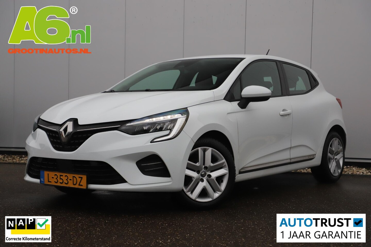 Renault Clio - 1.0 TCe Zen Navigatie Airco Cruise Control Carplay Android LED - AutoWereld.nl