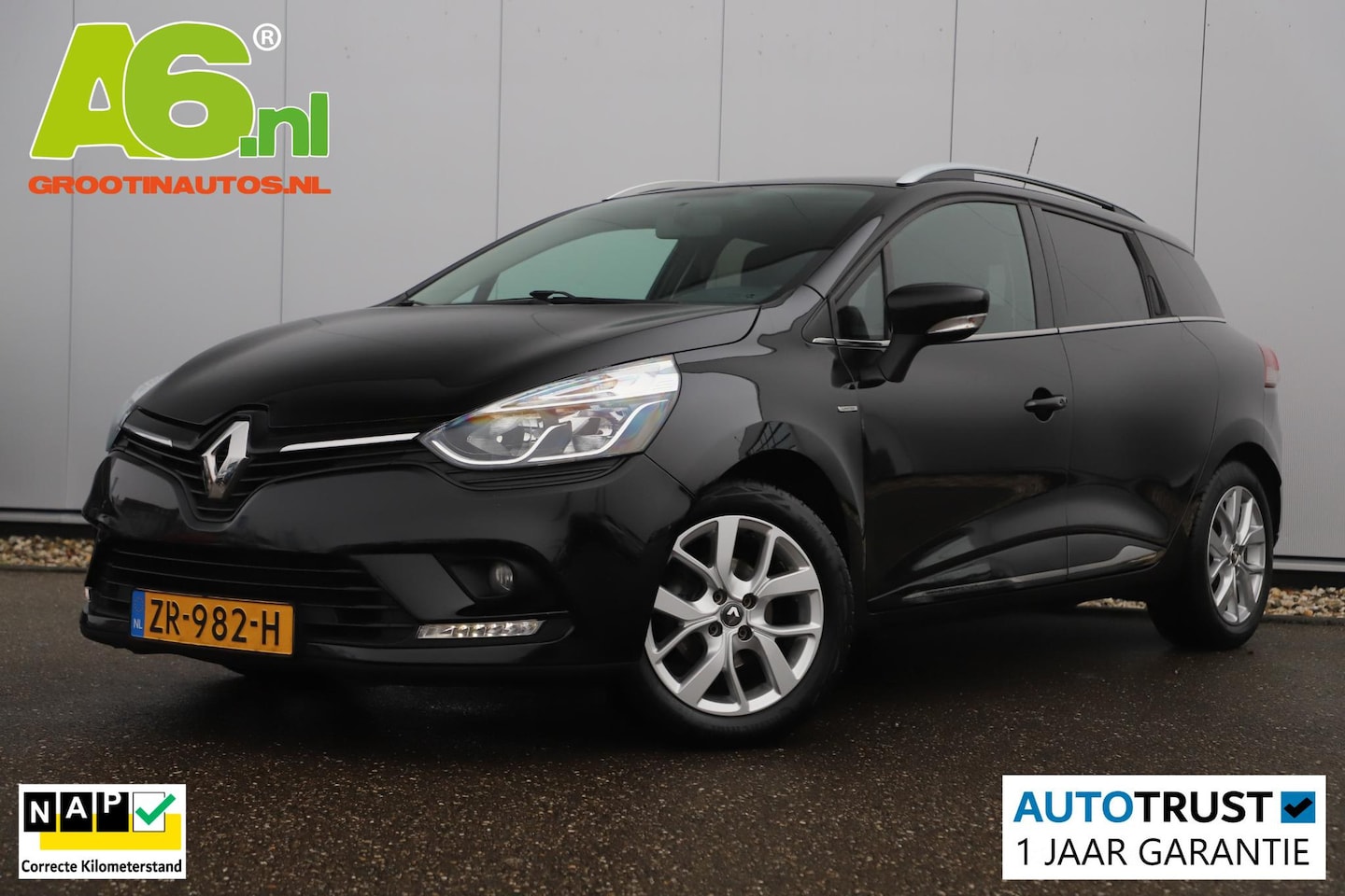 Renault Clio Estate - 0.9 TCe Limited Navigatie Airco Cruise Control Carplay Android LED - AutoWereld.nl