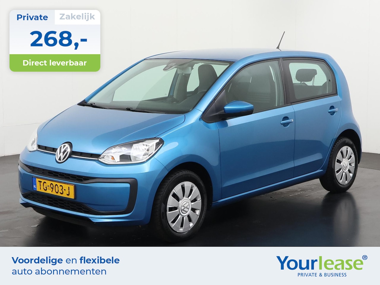 Volkswagen Up! - 1.0 BMT move up! | All-in 268,- Private Lease | Direct uit voorraad - AutoWereld.nl