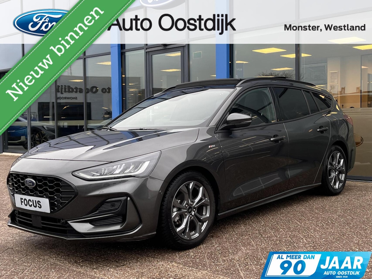 Ford Focus Wagon - 1.0 EcoBoost Hybrid ST Line X 155PK Automaat Afn. Trekhaak Panodak Winterpack Adaptieve Cr - AutoWereld.nl