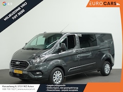 Ford Transit Custom - 300 2.0 TDCI L2H1 Limited Dubbele Cabine Automaat Navigatie Airco 2 Schuifdeuren Trekhaak