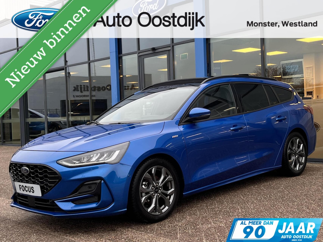 Ford Focus Wagon - 1.0 EcoBoost Hybrid ST Line X 155PK Automaat Afn. Trekhaak Panodak Winterpack Adaptieve Cr - AutoWereld.nl