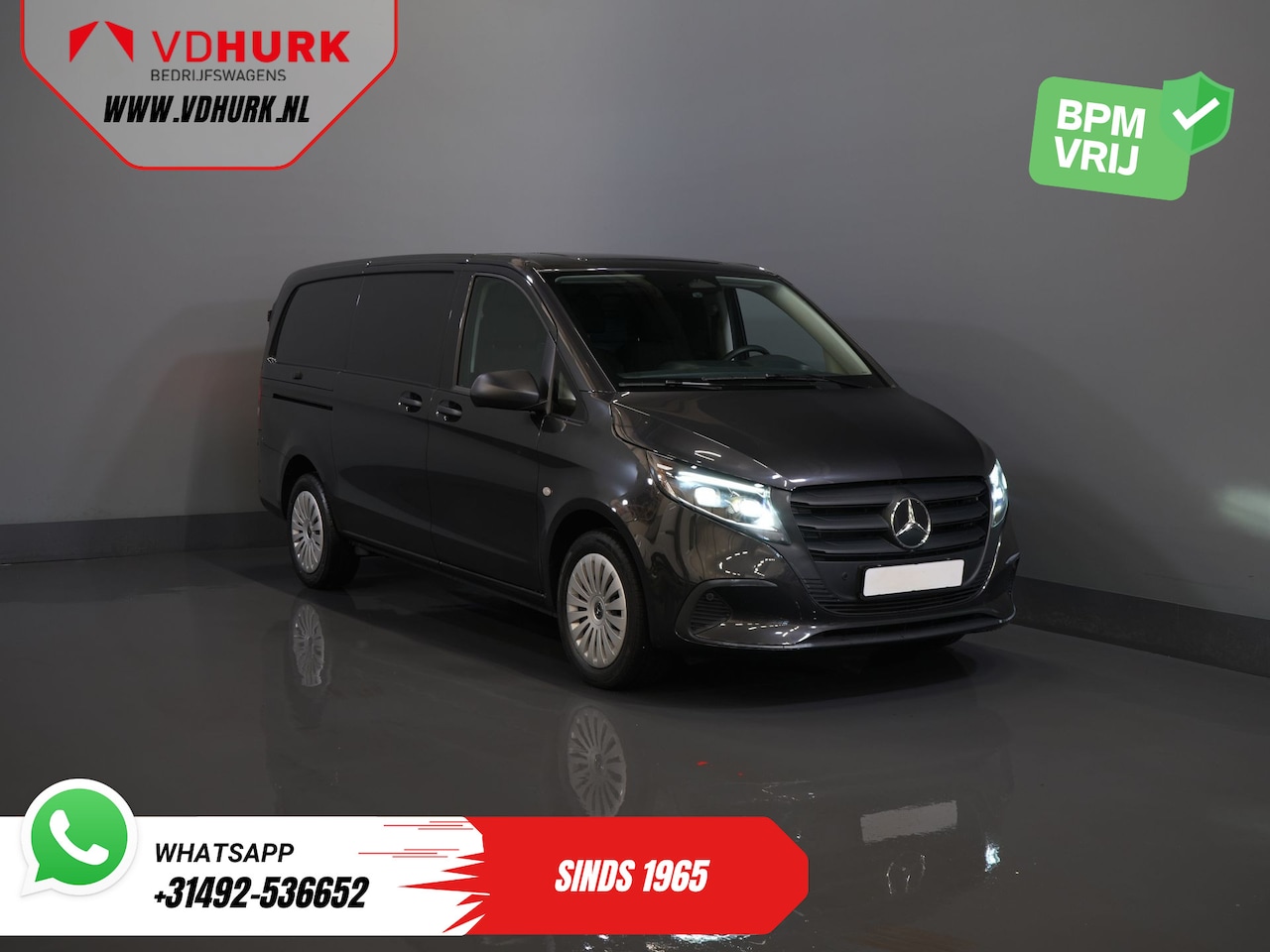 Mercedes-Benz Vito - 119 CDI Aut. L2 LED/ 2.5t Trekverm./ 270Gr.Deuren/ Stoelverw./ Carplay/ Camera/ Trekhaak/ - AutoWereld.nl