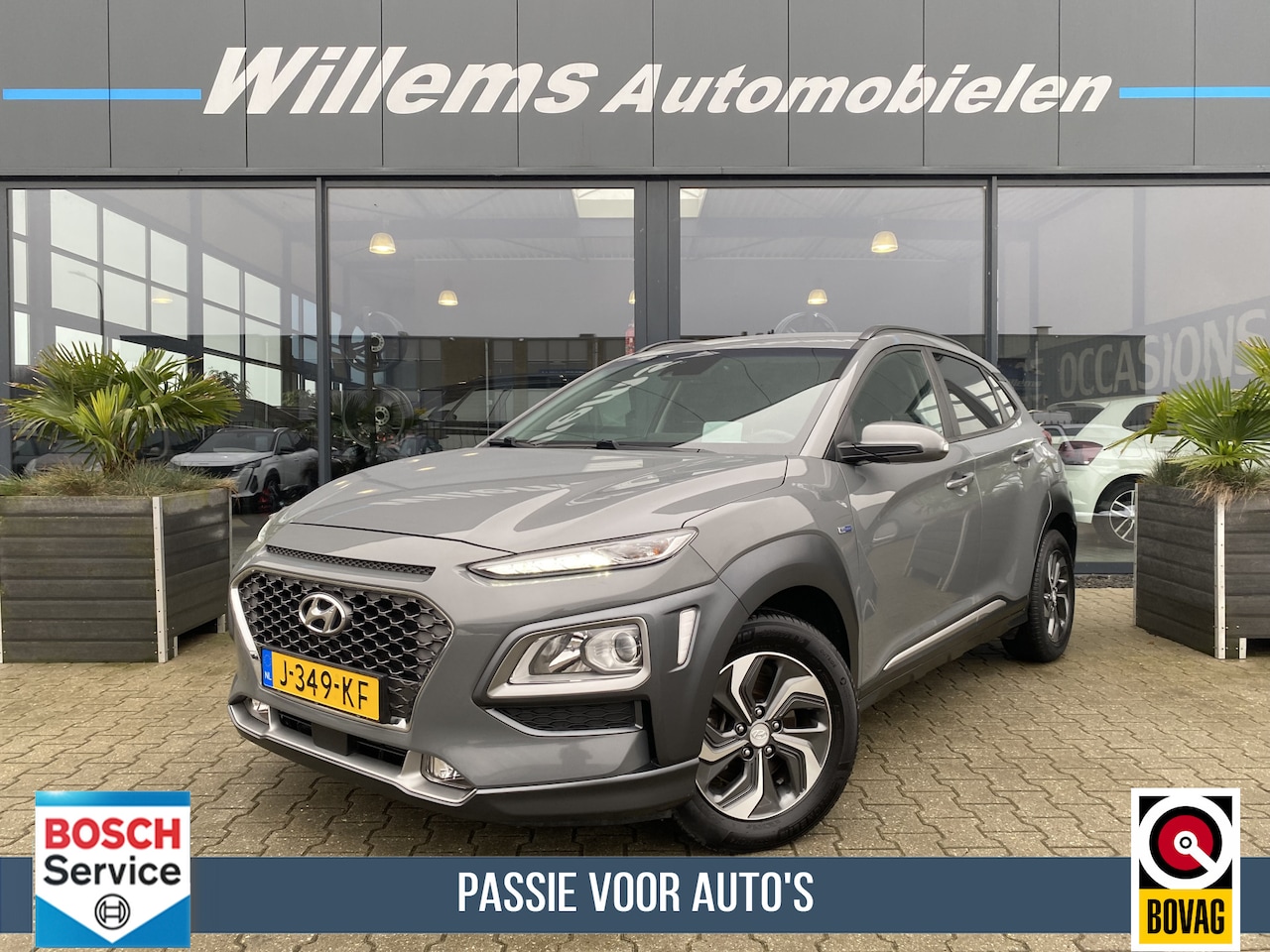 Hyundai Kona - 1.6 GDI HEV Fashion Camera, Adaptieve Cruise & Clima - AutoWereld.nl