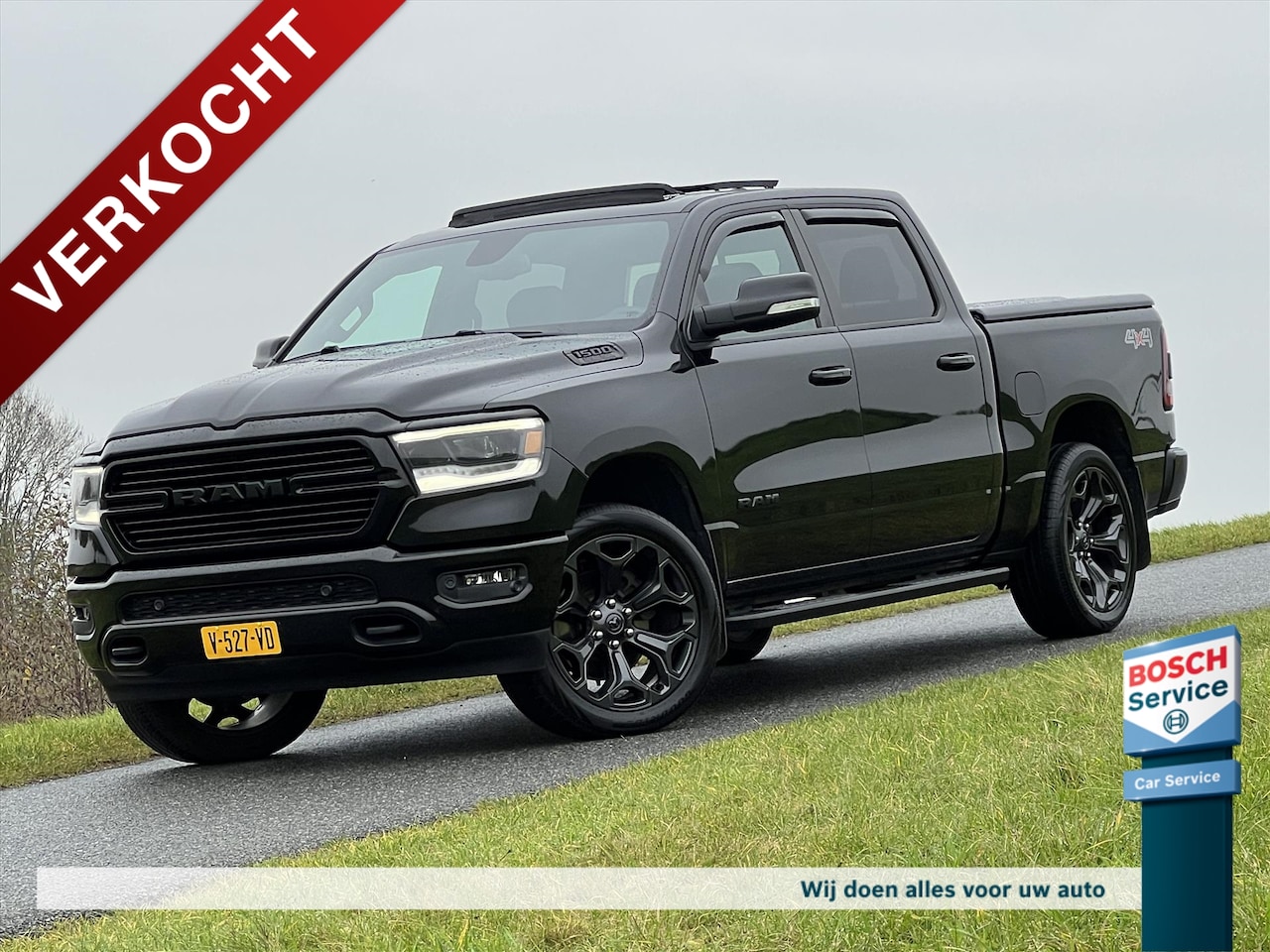Dodge Ram 1500 - 5.7L V8 400PK 4x4 Big Horn / Pano / Org NL / 322L LPG / Crew Cab / Stoel/Stuur verwarming - AutoWereld.nl