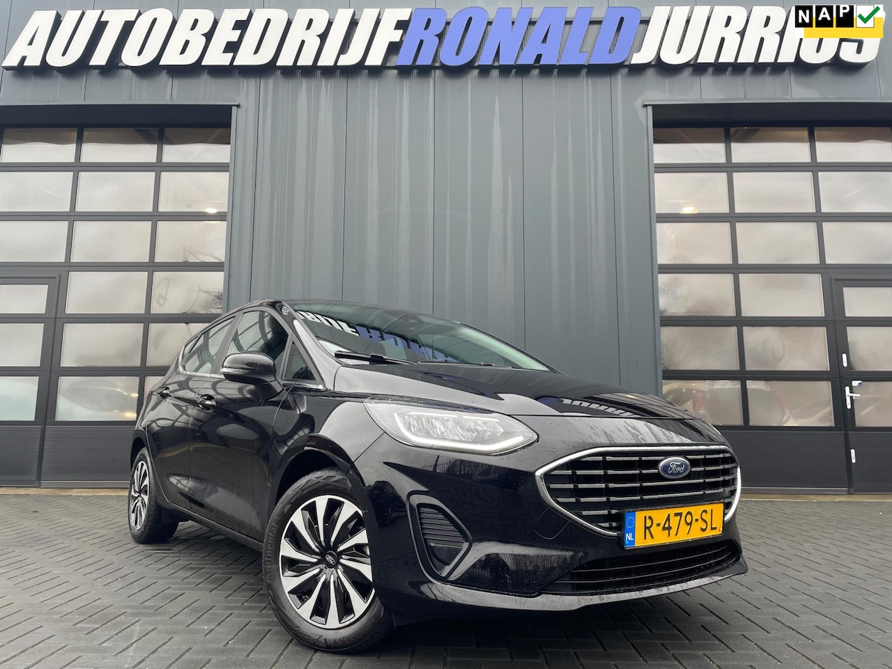 Ford Fiesta - 1.0 EcoBoost Hybrid Titanium NL.Auto/Carplay/Full Led/Navigatie/Cruise-control/1Ste Eigena - AutoWereld.nl