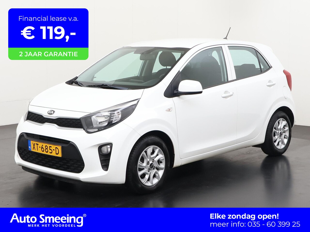 Kia Picanto - 1.0 CVVT EconomyPlusLine | Airco | 12 mnd Garantie | Zondag Open! - AutoWereld.nl