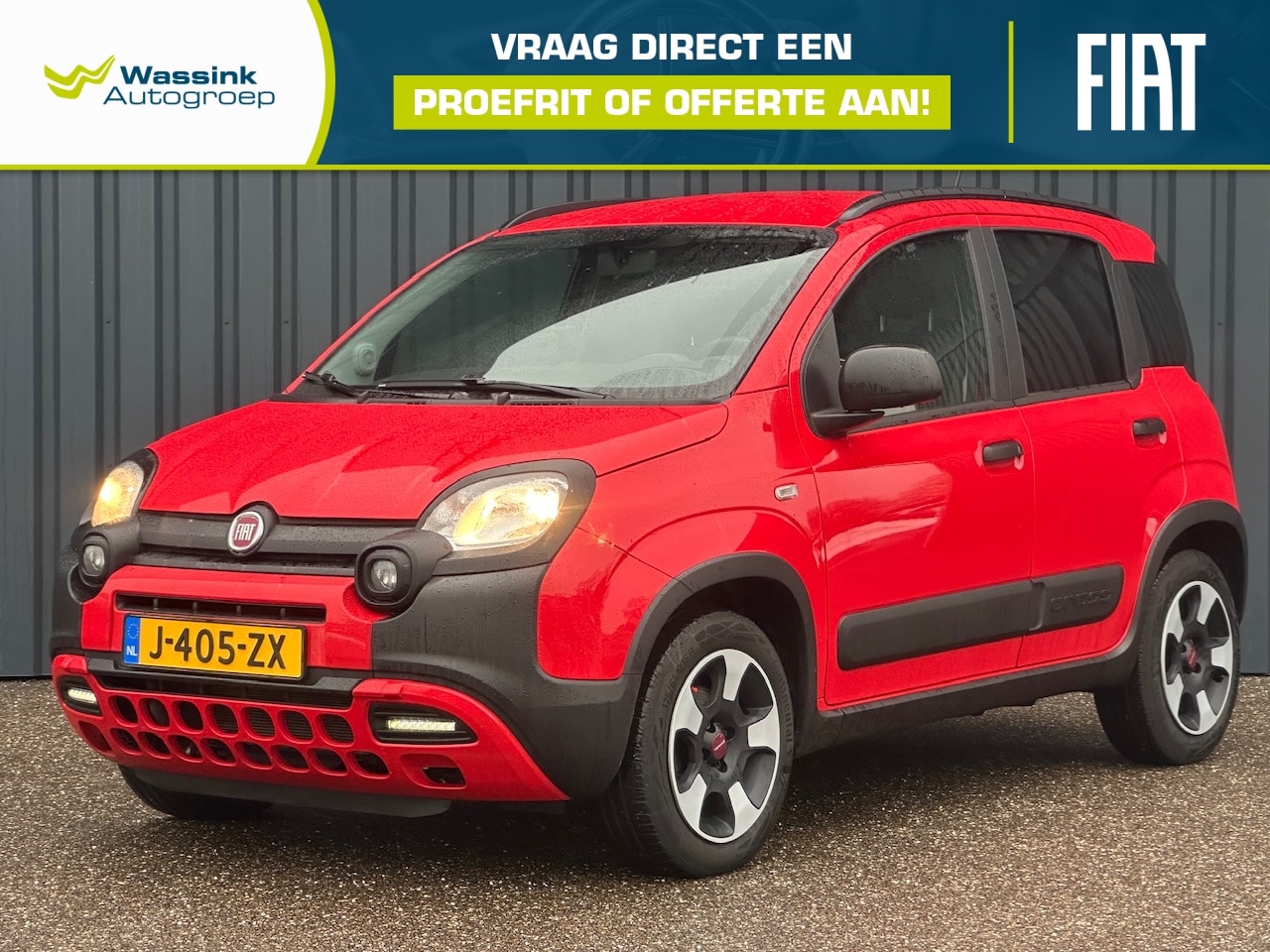 Fiat Panda - 1.0 70pk Hybrid City Cross I Stoelverwarming I Voorruitverwarming I Getinte Ramen I USB I - AutoWereld.nl