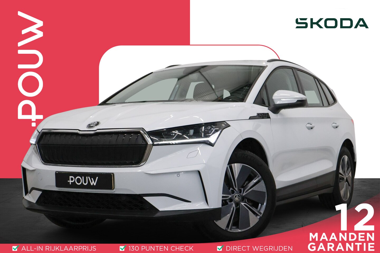 Skoda Enyaq iV - 60 180pk | SoH 95% | RIJKLAAR | Cruise Control Adaptief | Navigatie | Apple Carplay/ Andro - AutoWereld.nl