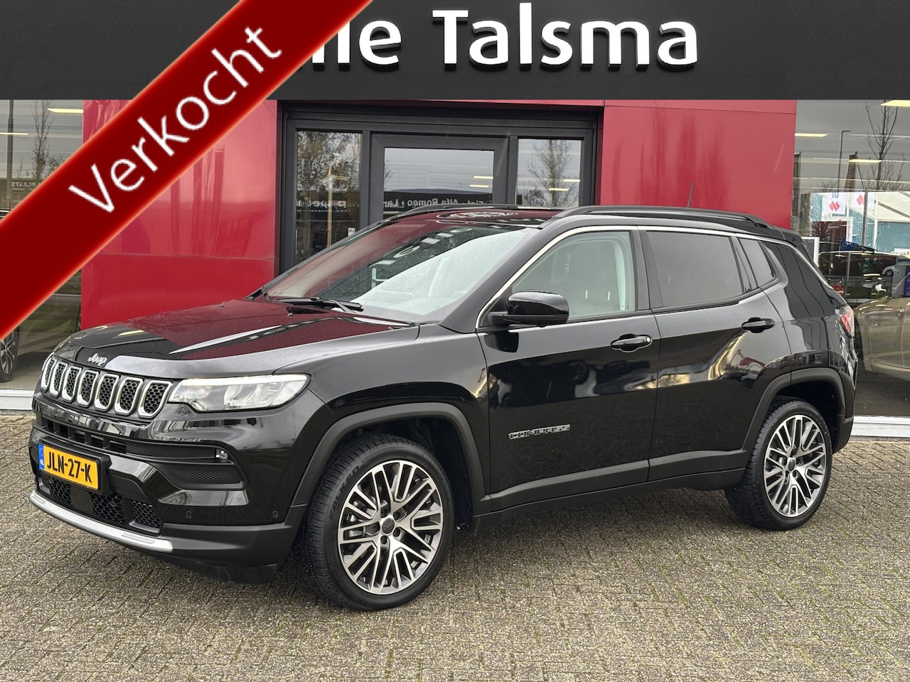 Jeep Compass - 1.5T e-Hybrid 130 Limited | Panoramadak | 19" Velgen | CarPlay | 360 Camera - AutoWereld.nl