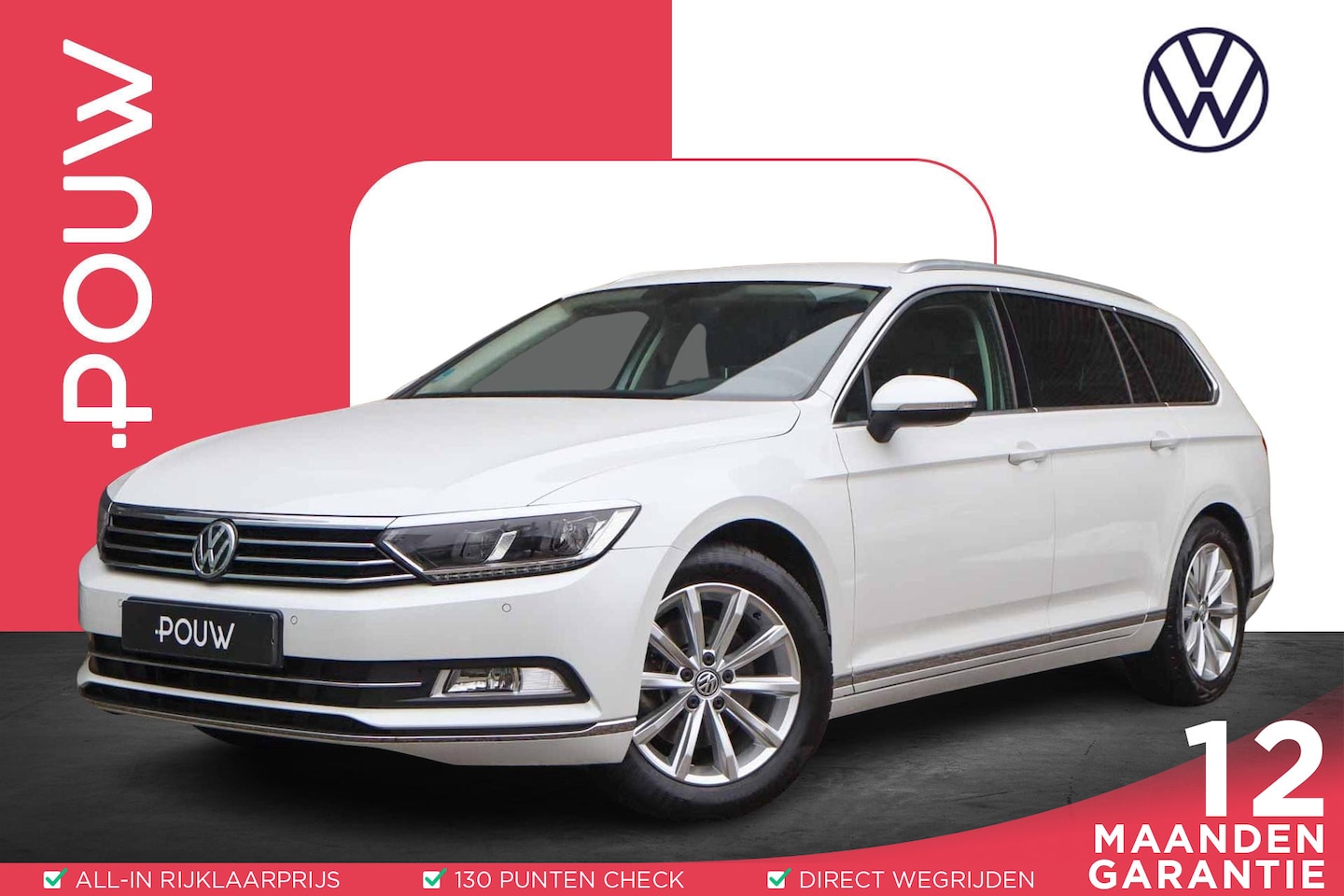 Volkswagen Passat Variant - 1.5 TSI 150pk DSG Highline | Lederen Bekleding | Trekhaak | Navigatie - AutoWereld.nl