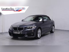 BMW 2-serie Cabrio - 225d M Sport Navi, Leder, 2-zone clima, PDC V+A, stuur + stoelverwarming, trekhaak afneemb