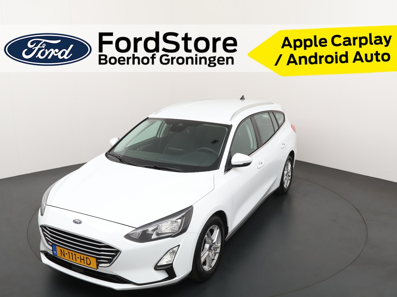 Ford Focus Wagon - EcoBoost 125PK Hybrid Trend Edition Business | AGR stoel I Apple Carplay | LED I Camera I - AutoWereld.nl