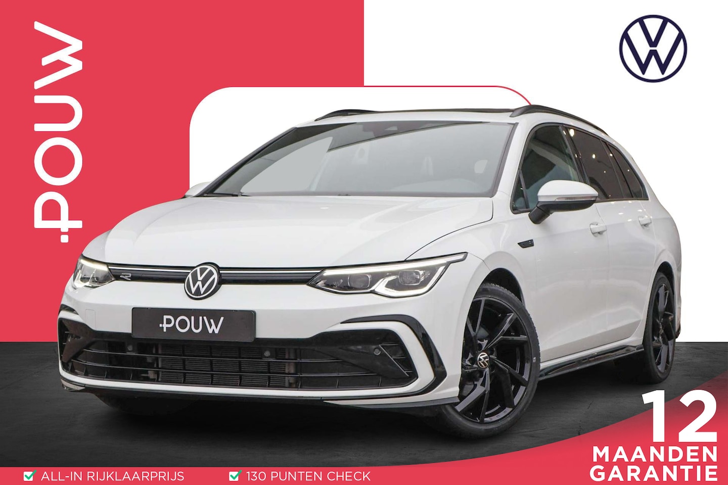 Volkswagen Golf Variant - 1.5 eTSI 150pk DSG R-Line | Panoramadak | Navigatie | Camera | PDC | Side Assist - AutoWereld.nl