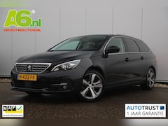 Peugeot 308 SW - 1.5 BlueHDi Blue Lease Premium 131PK Trekhaak Panoramadak Leder Navigatie Carplay Android