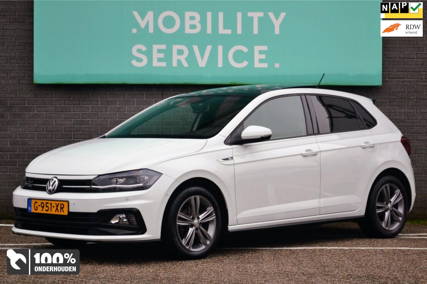 Volkswagen Polo - 1.0 TSI Highline Business R AUT Pano Clima Cam LED Cruise - AutoWereld.nl