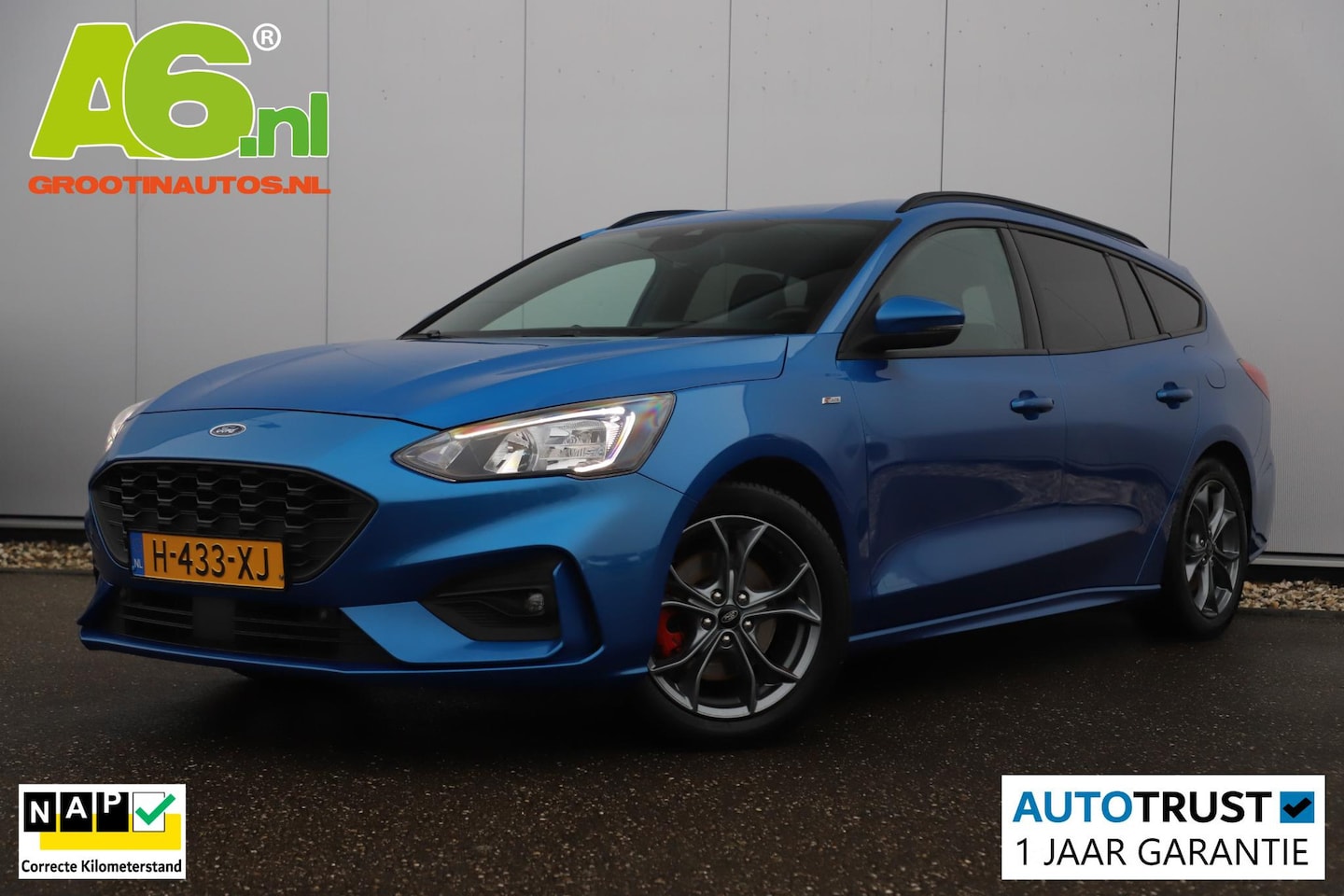 Ford Focus Wagon - 1.0 EcoBoost ST Line Business 125PK Trekhaak Navigatie Carplay Android B&O 17 inch LMV - AutoWereld.nl