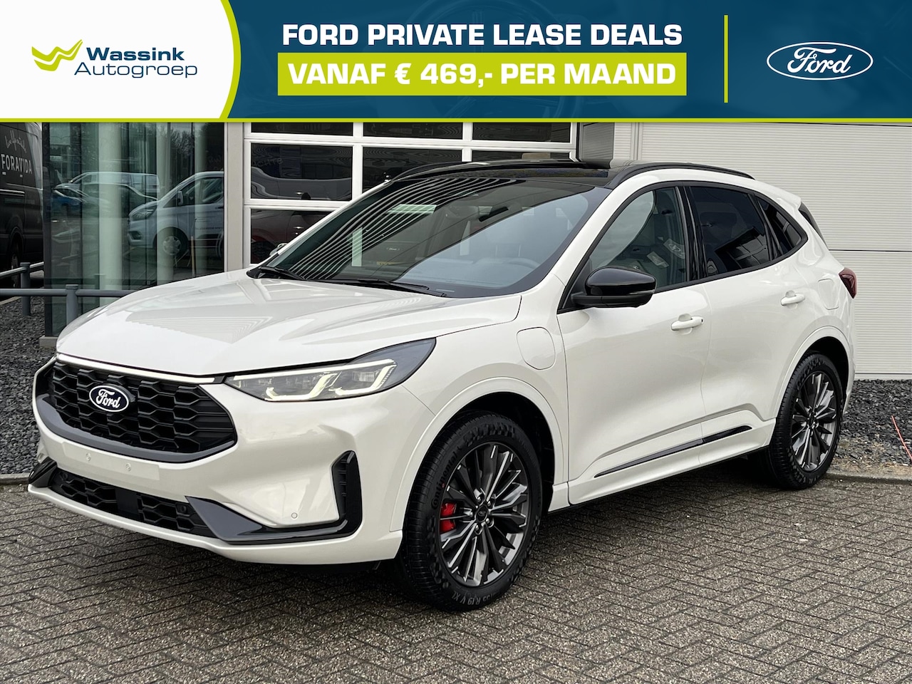 Ford Kuga - 2.5 PHEV 243pk e-CVT Sound Edition | Wegklapbare trekhaak | 19 inch lichtmetalen velgen | - AutoWereld.nl