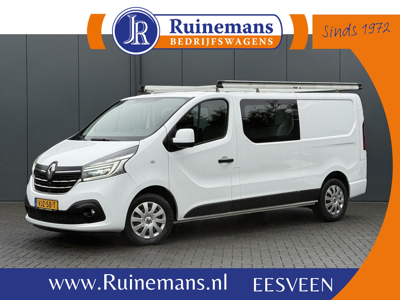 Renault Trafic - 2.0 dCi 120 PK / L2H1 / DUBBELE CABINE / TREKHAAK / IMPERIAAL / 6-PERS / LED / AIRCO / CRU - AutoWereld.nl