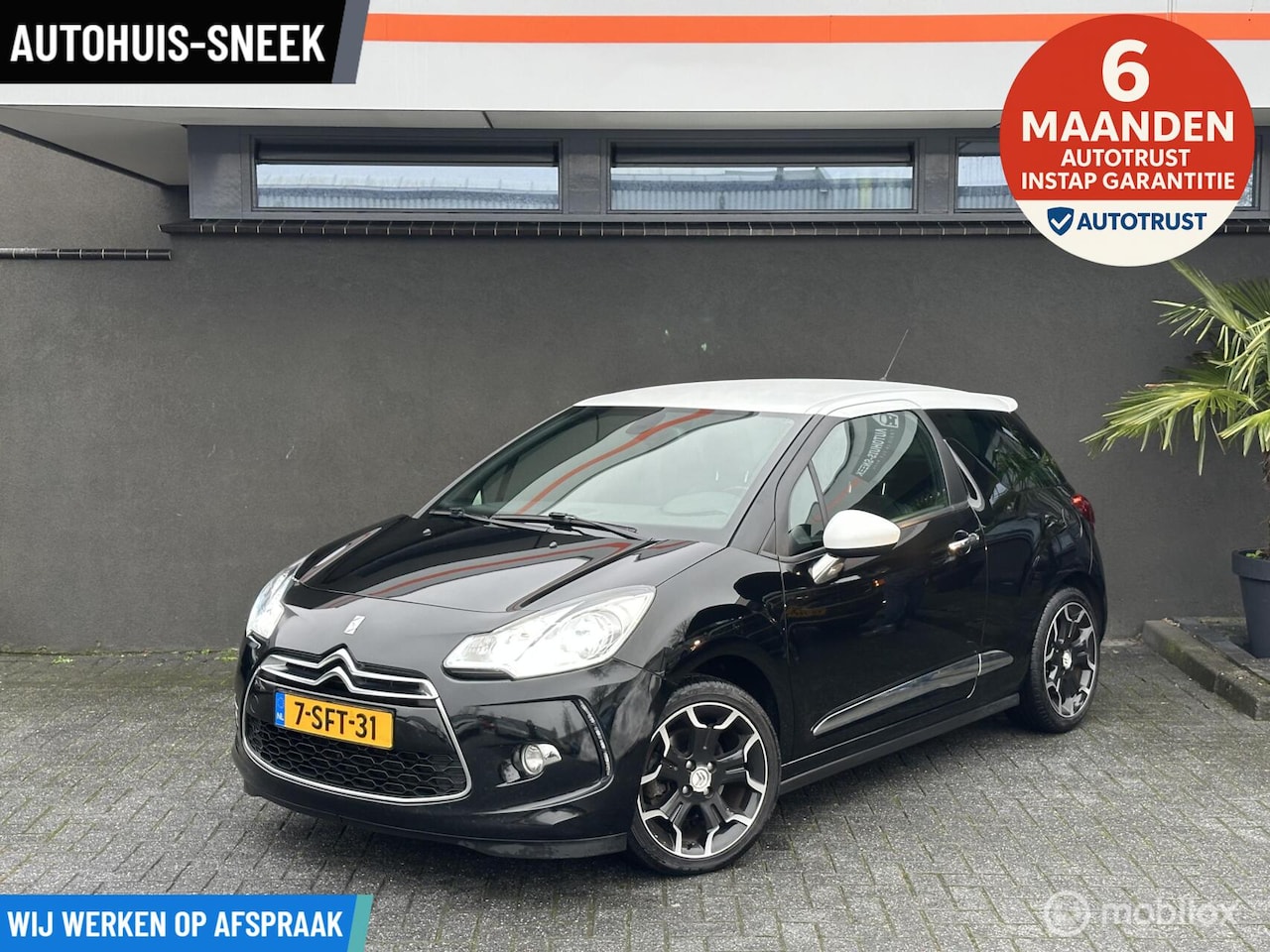 Citroën DS3 - 1.6 THP Sport Chic | Navi | Cruise | PDC | 6 mnd - AutoWereld.nl