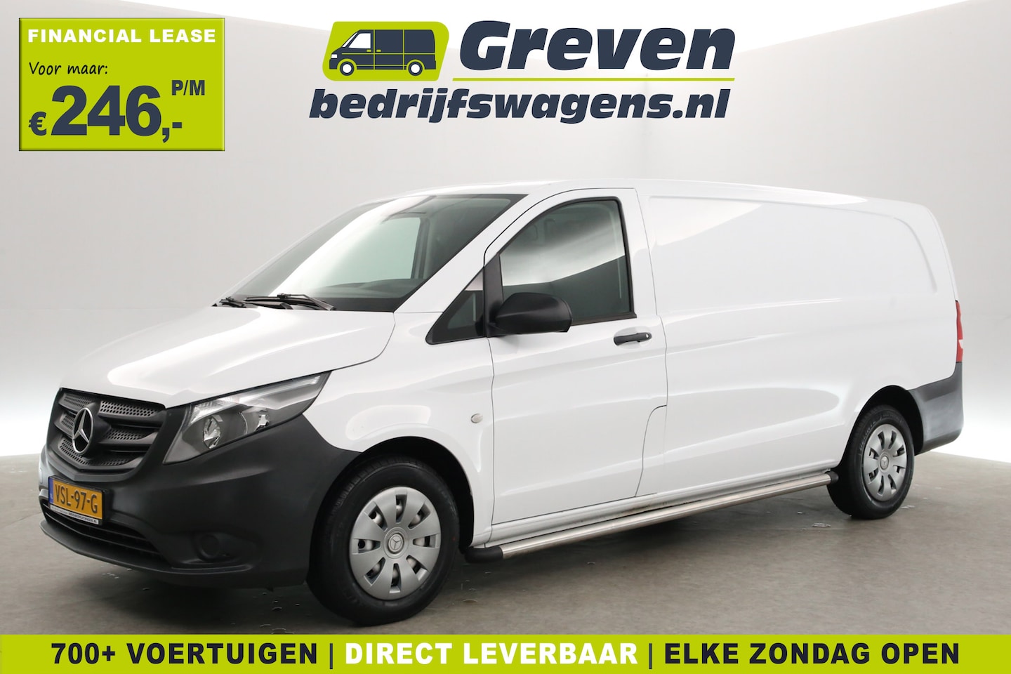 Mercedes-Benz Vito - 114 CDI Extra Lang | Euro6 | Airco | Cruise | 3-Zits | Trekhaak | Stoelverw. - AutoWereld.nl